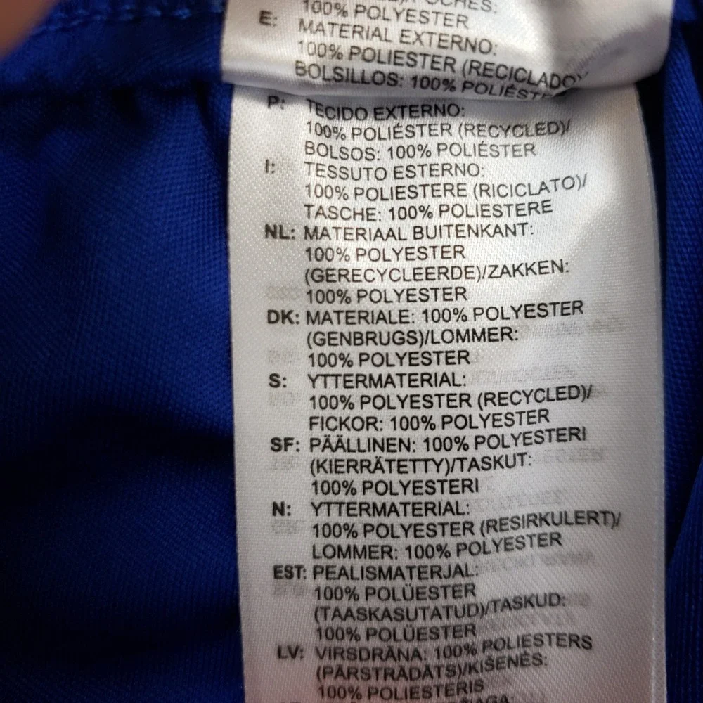 Adidas Shorts Boys Extra Large Blue Black Big Logo Training Gym Workout Youth‎